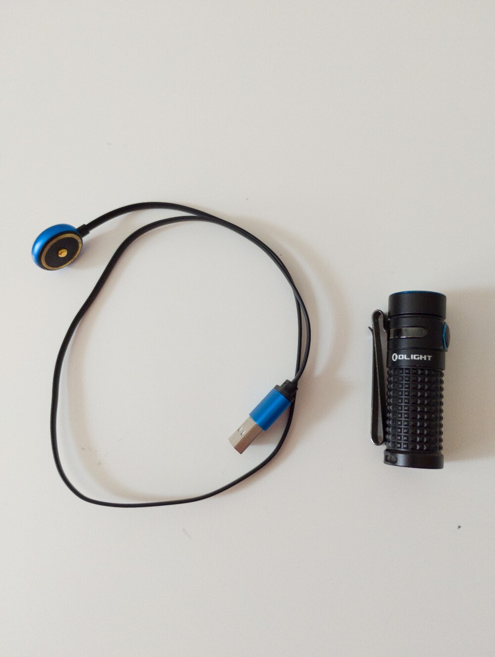 Olight S1R Baton II 1000 Lumens EDC Flashlight Magnetic USB Charger Black